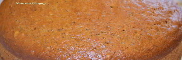 морковный кекс с орехами и маком