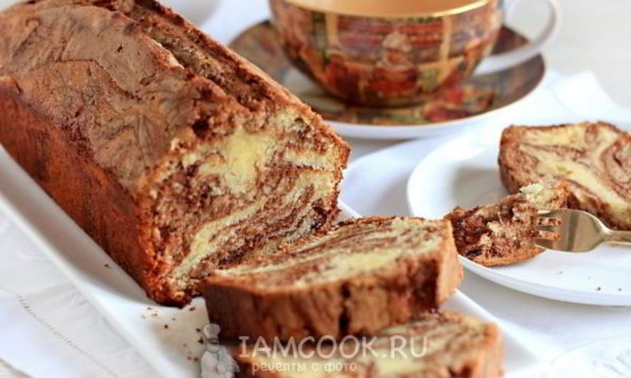 Рецепт мраморного кекса