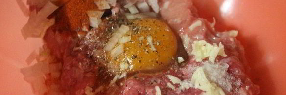 мясные кексы с начинкой