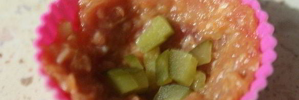 мясные кексы с начинкой