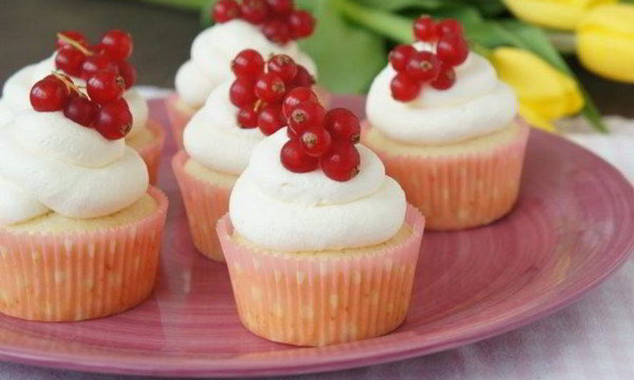 Рецепт нежных капкейков с ароматом ванили