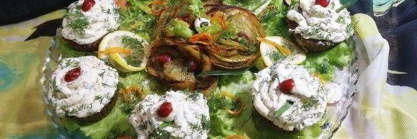 печеночные кексы с начинкой из кураги и моцареллы