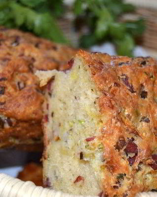 Пикантный закусочный кекс