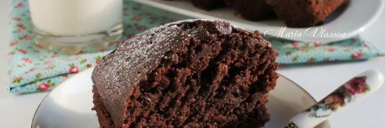 Постный шоколадный кекс