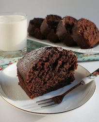 Постный шоколадный кекс