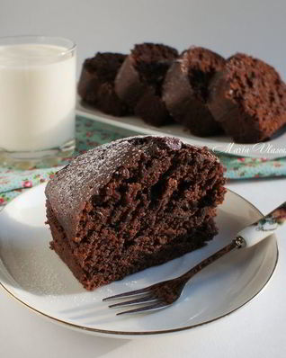 Постный шоколадный кекс