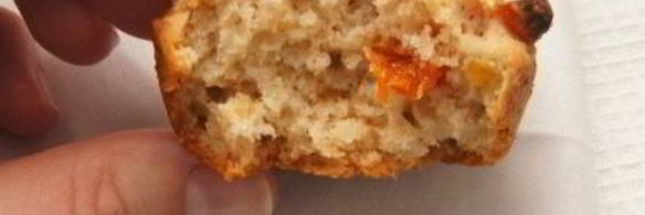 постные кексы с курагой и изюмом