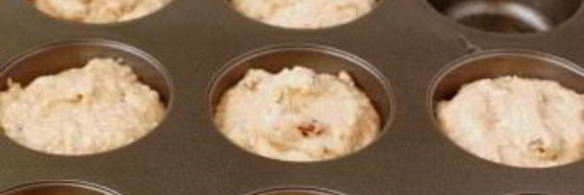 постные яблочные кексы