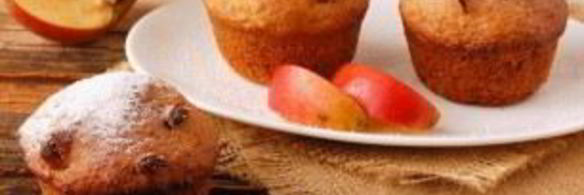 постные яблочные кексы