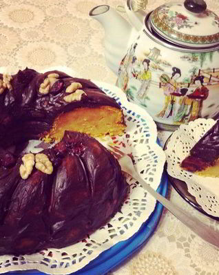 Пряный тыквенно-апельсиновый кекс