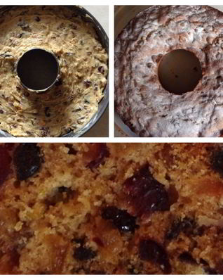 Рождественский кекс с сухофруктами и пряностями