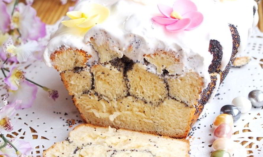 Рецепт сдобного кекса с маком