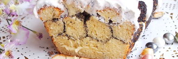 сдобный кекс с маком