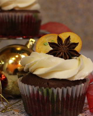 Шоколадно-йогуртовые кексы