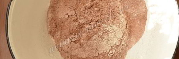 шоколадно-кокосовый постный кекс