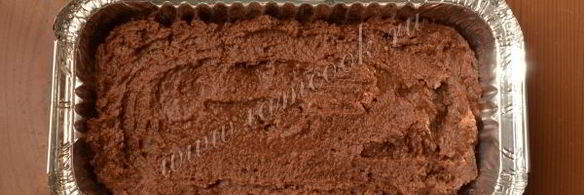 шоколадно-кокосовый постный кекс