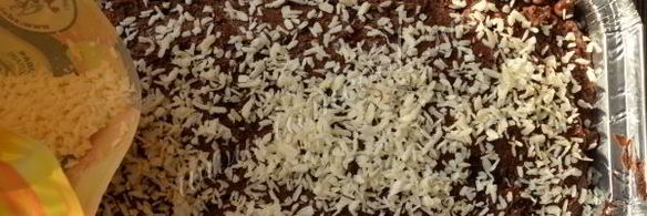 шоколадно-кокосовый постный кекс