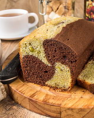 Шоколадно-ореховый кекс