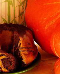 Шоколадно-тыквенный кекс