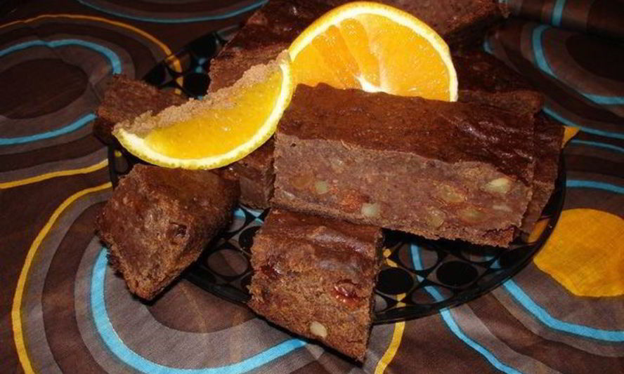 Рецепт шоколадного кекса с финиками