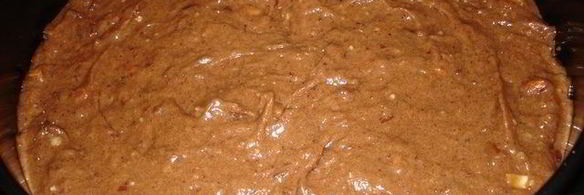 шоколадный кекс с финиками