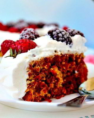 Свекольный кекс с имбирем