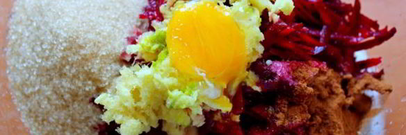 свекольный кекс с имбирем