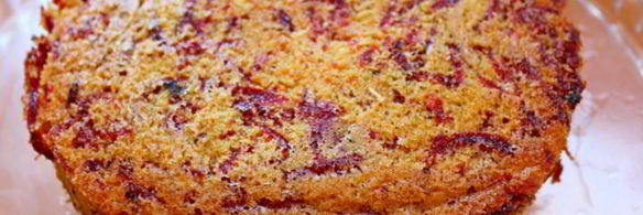 свекольный кекс с имбирем