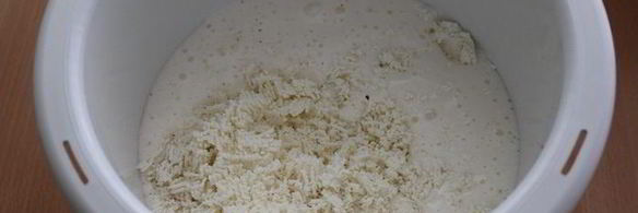 творожный черемуховый кекс