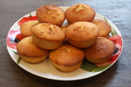 Творожные кексы с апельсиновыми цукатами