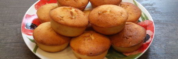 творожные кексы с апельсиновыми цукатами