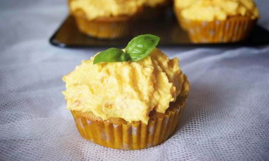 Рецепт тыквенных кексов с морковным кремом