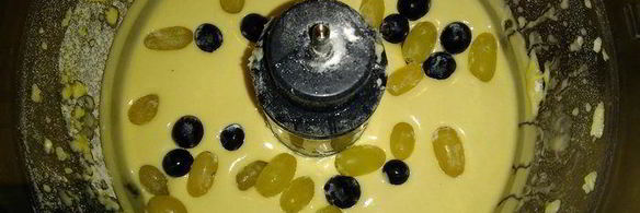 винный кекс с виноградом