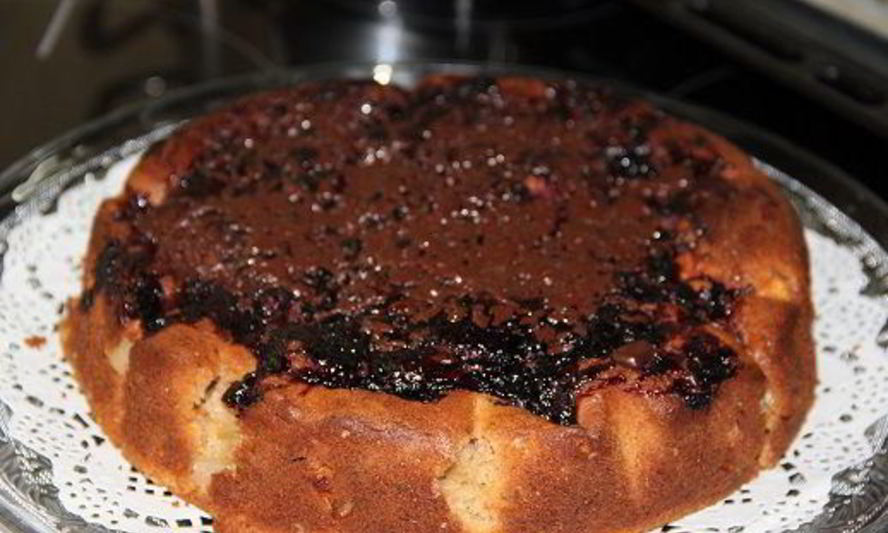 Рецепт яблочно-творожного кекс