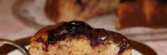 яблочно-творожный кекс