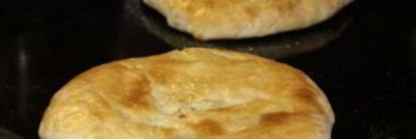 хачапури из слоеного теста