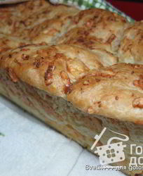 Ароматный хлебушек с сыром и чесноком