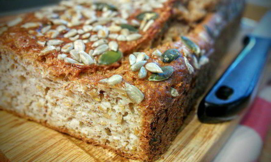 Рецепт белково-творожного хлеб