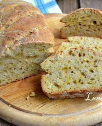 Бездрожжевой итальянский хлеб с сыром