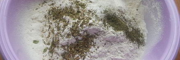 бездрожжевой итальянский хлеб с сыром