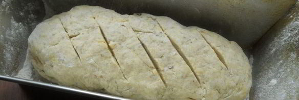 бездрожжевой итальянский хлеб с сыром