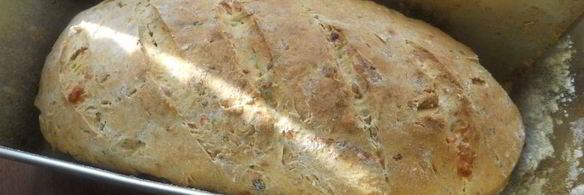 бездрожжевой итальянский хлеб с сыром