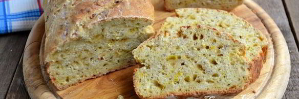 бездрожжевой итальянский хлеб с сыром