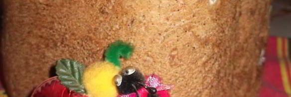 черный хлеб с тмином и кунжутом