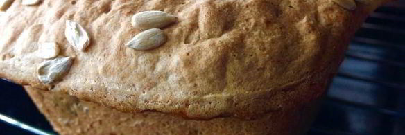 хлеб без замеса с изюмом и семечками