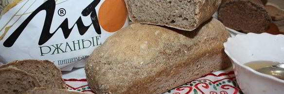 хлеб домашний с ржаными отрубями и льняной мукой