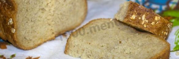 хлеб из овсяной муки в хлебопечке