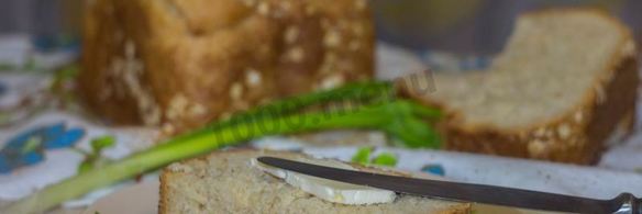 хлеб из овсяной муки в хлебопечке