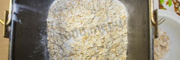 хлеб из овсяной муки в хлебопечке