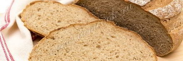 хлеб из трех видов муки